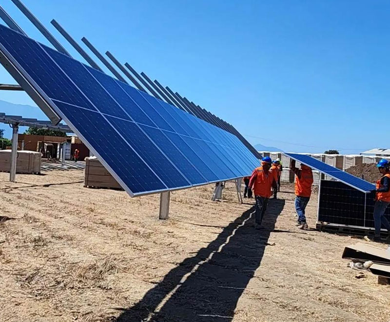 Grafik: Projektbaustelle in Chile