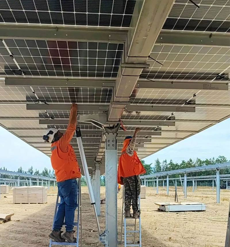 Grafik: Projektbaustelle in Chile