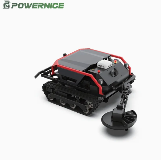 All-Terrain-Gummiketten-Rasenmäher mit 220 V und Fernbedienung