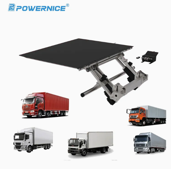 Logistik-Flottennutzung OEM-anpassbarer 15-Tonnen-Elektro-Hydraulik-Lieferwagen-Entladeheber Autozubehör LKW-Ladebordwand Fahrzeug-Ladebordwand
